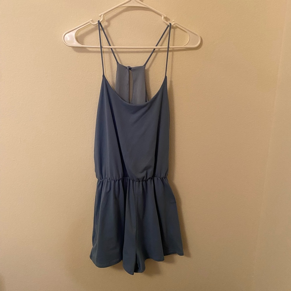 Blue romper size medium